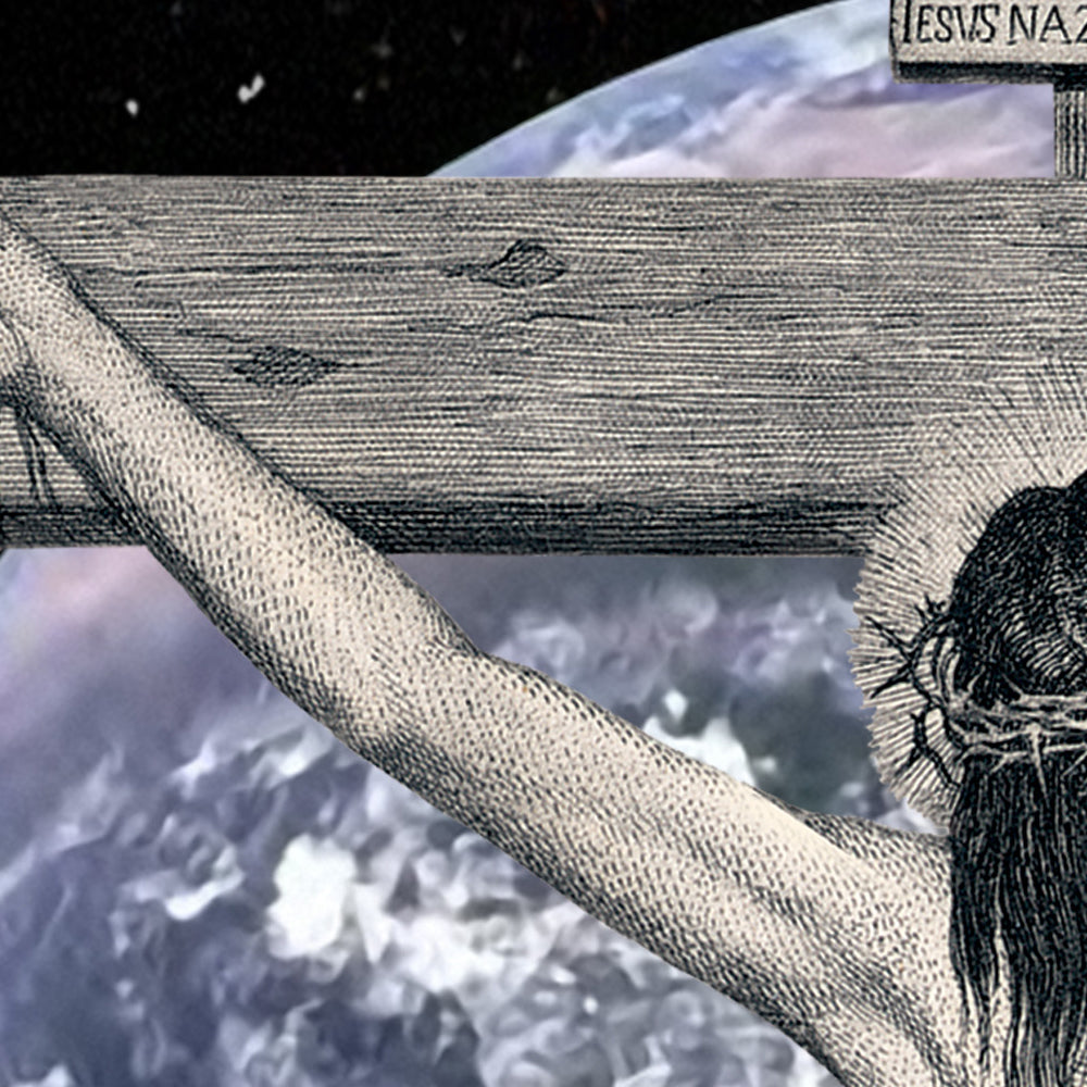 My Jesus Digital Print - Earth World Background