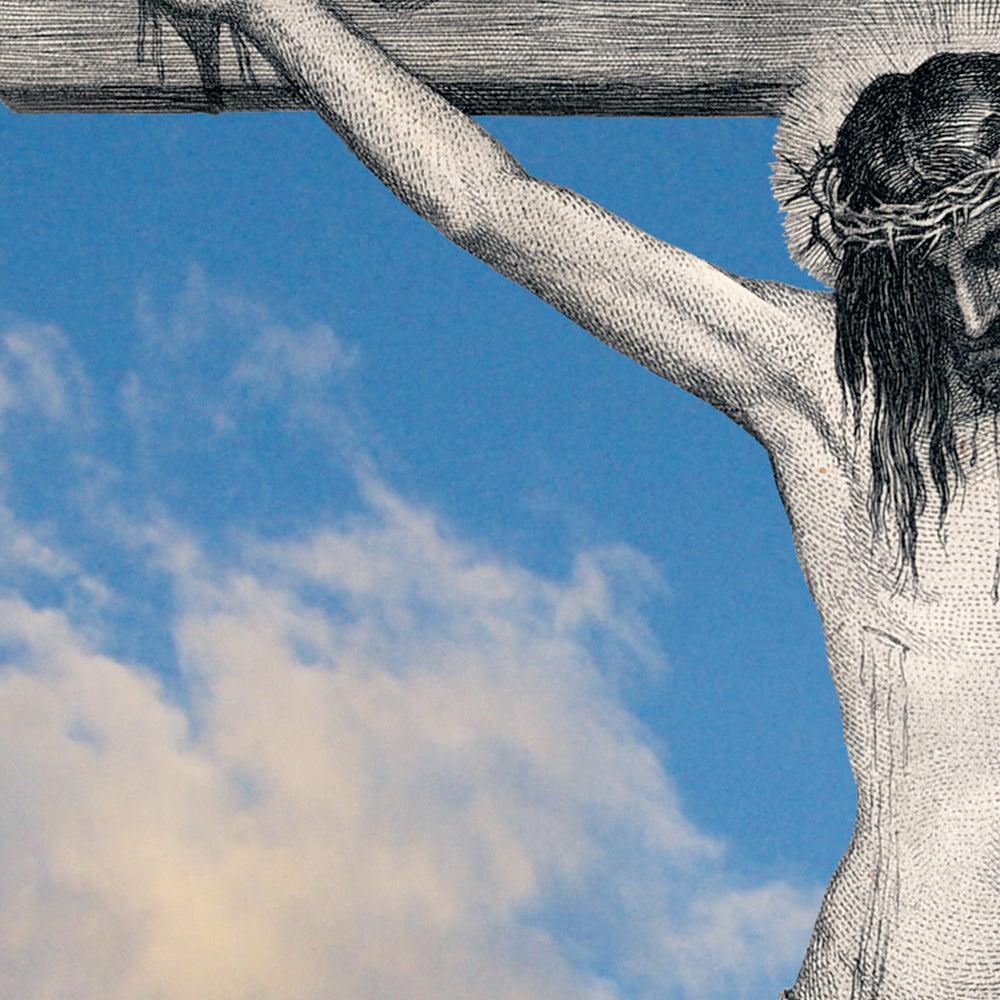 My Jesus Digital Print - Sky Clouds Background
