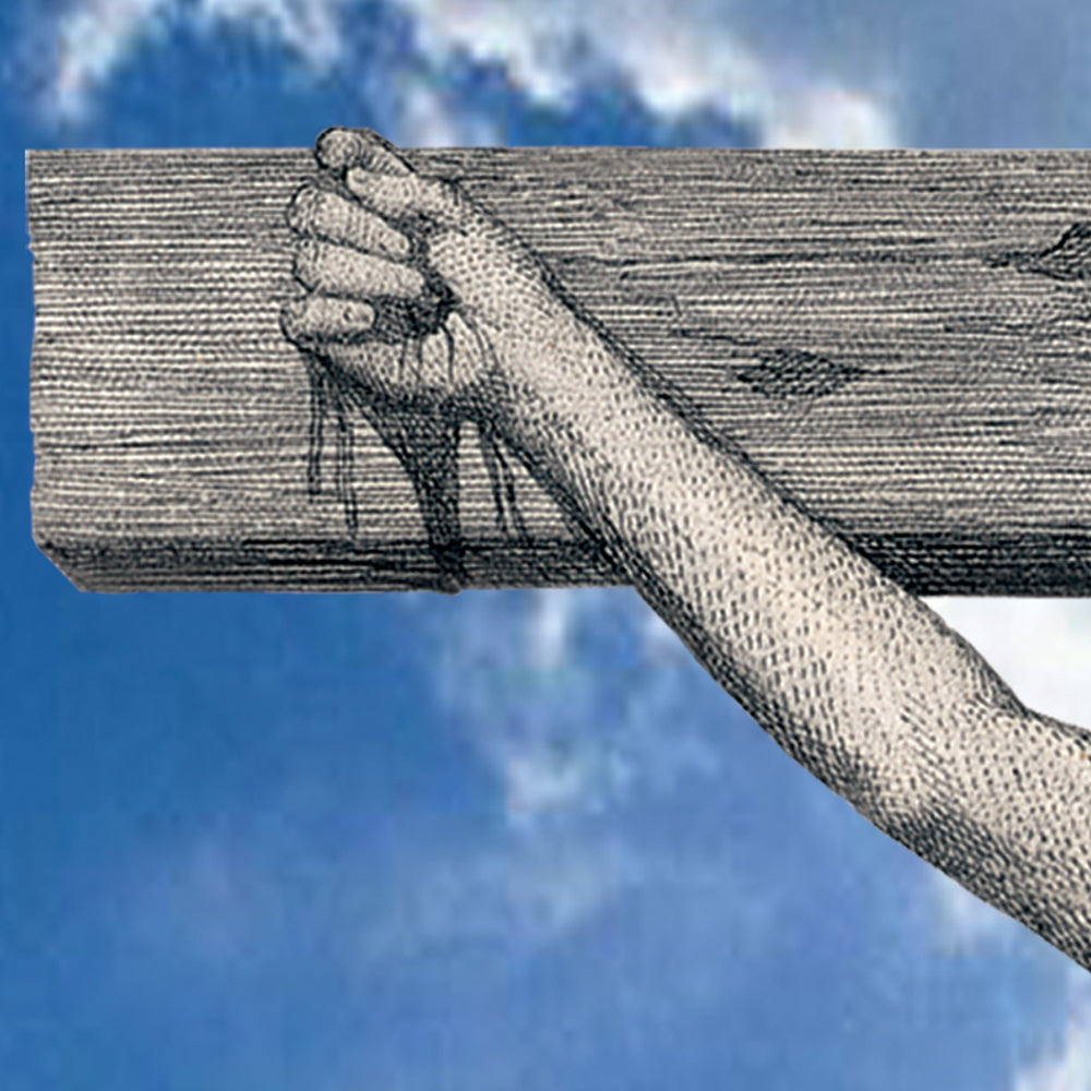 My Jesus Digital Print - Sky Rays Background