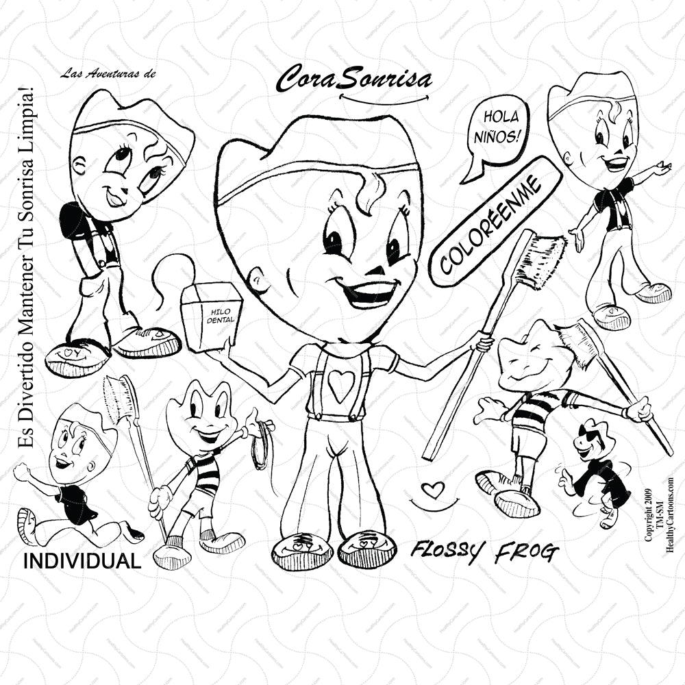 Healthy Cartoons Placemat