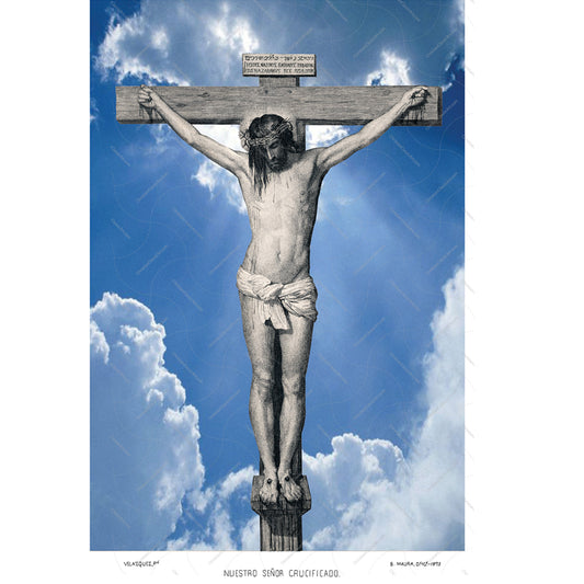 My Jesus Digital Print -  Sky Rays Background